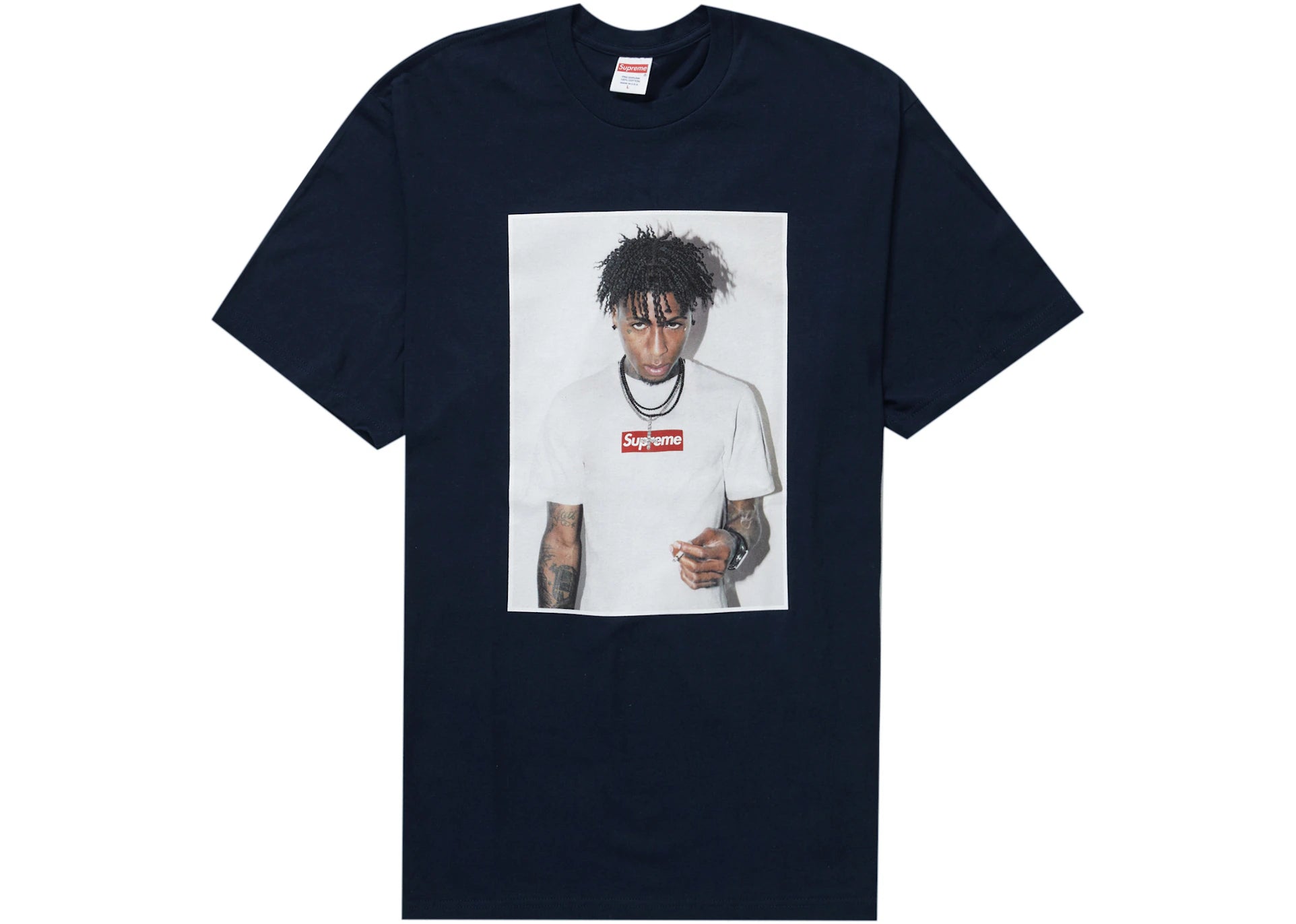 Supreme NBA Youngboy Tee Navy