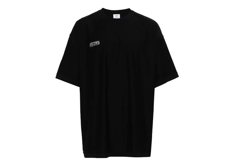 Vetements Inside Out Tee Black