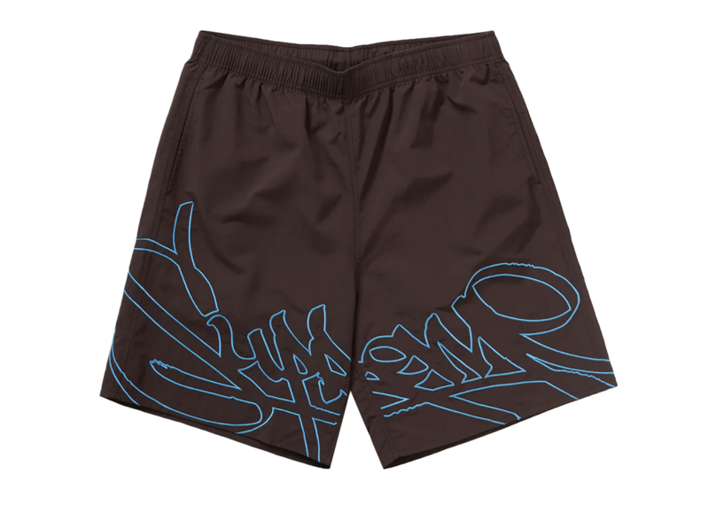 Supreme Swim Short Brown