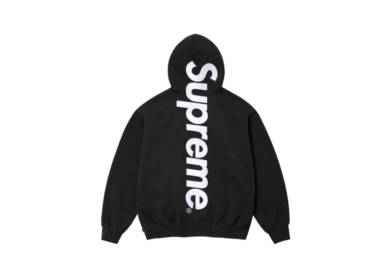 Supreme Satin Logo Hooded Sweatshirt