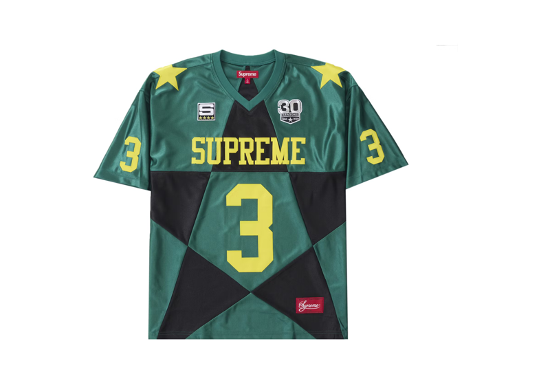 Supreme Star Football Jersey Green