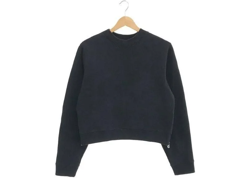 Acne Studios Crewneck Black w/Side Zips