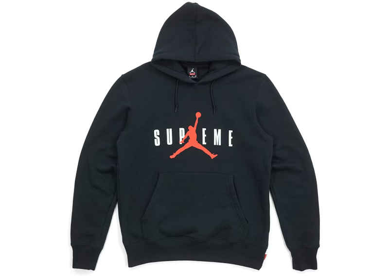 Supreme Jordan Hoodie Black