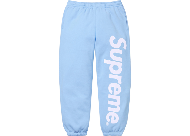 Supreme Satin Sweatpant Blue