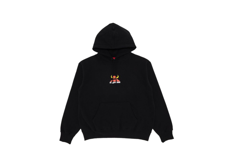 Supreme Toy Machine Hooded Sweatshirt (Black)