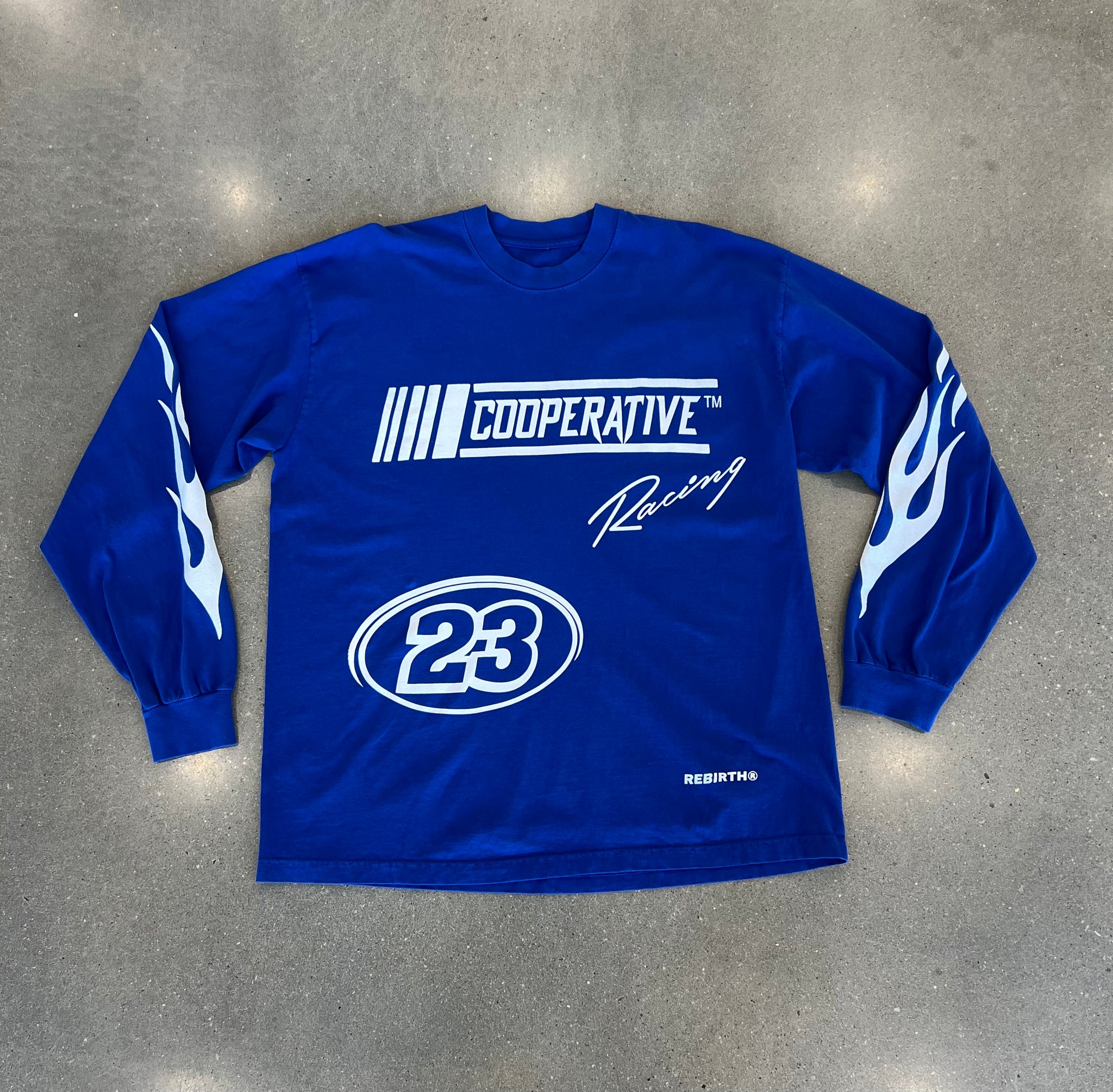 Long Sleeve Rebirth Blue White