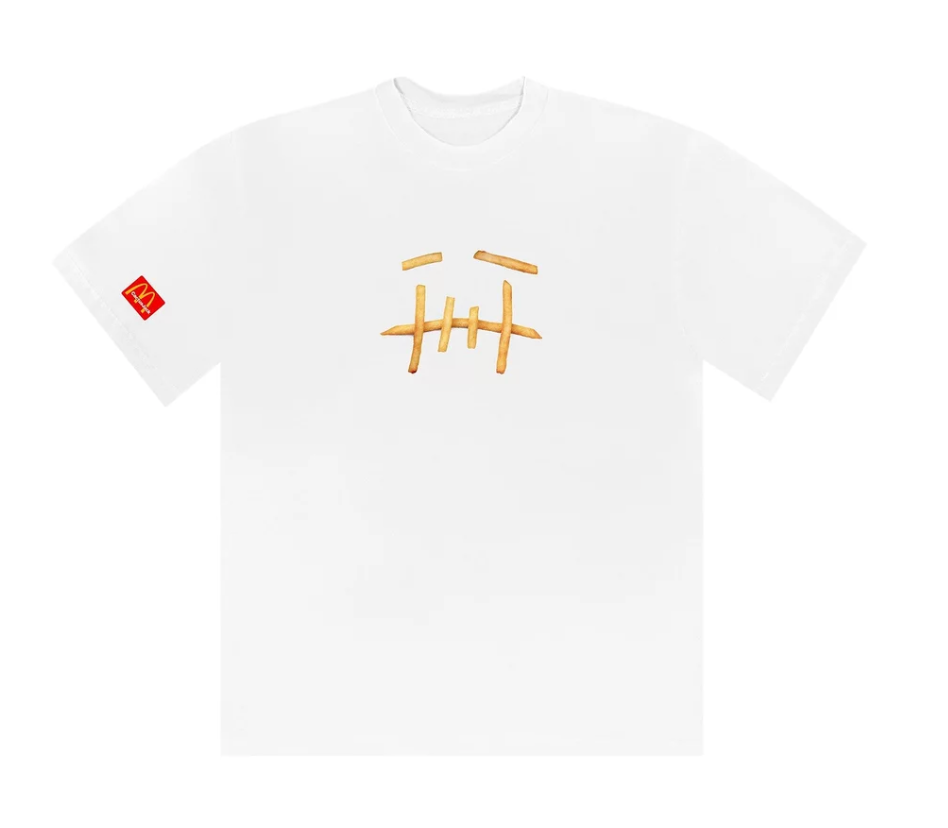 Cactus Jack by Travis Scott x McDonald's Fry T-Shirt 'White'