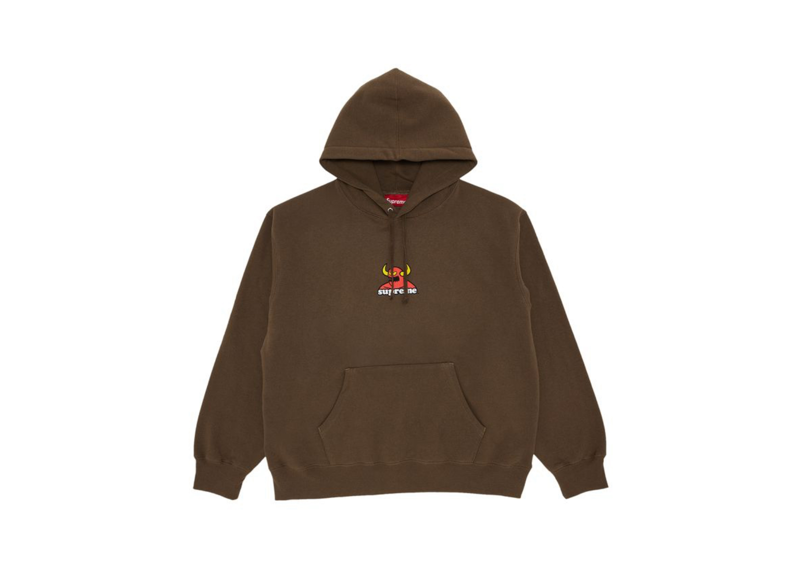 Supreme Toy Machine Hoodie (Brown)