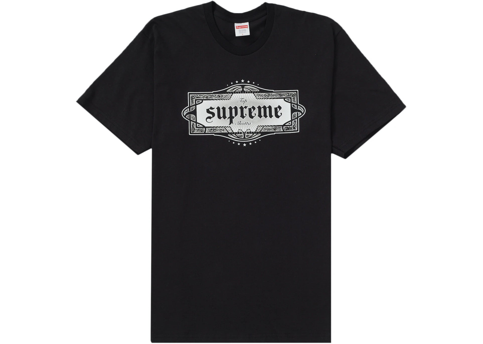 Supreme Top Shotta Tee Black