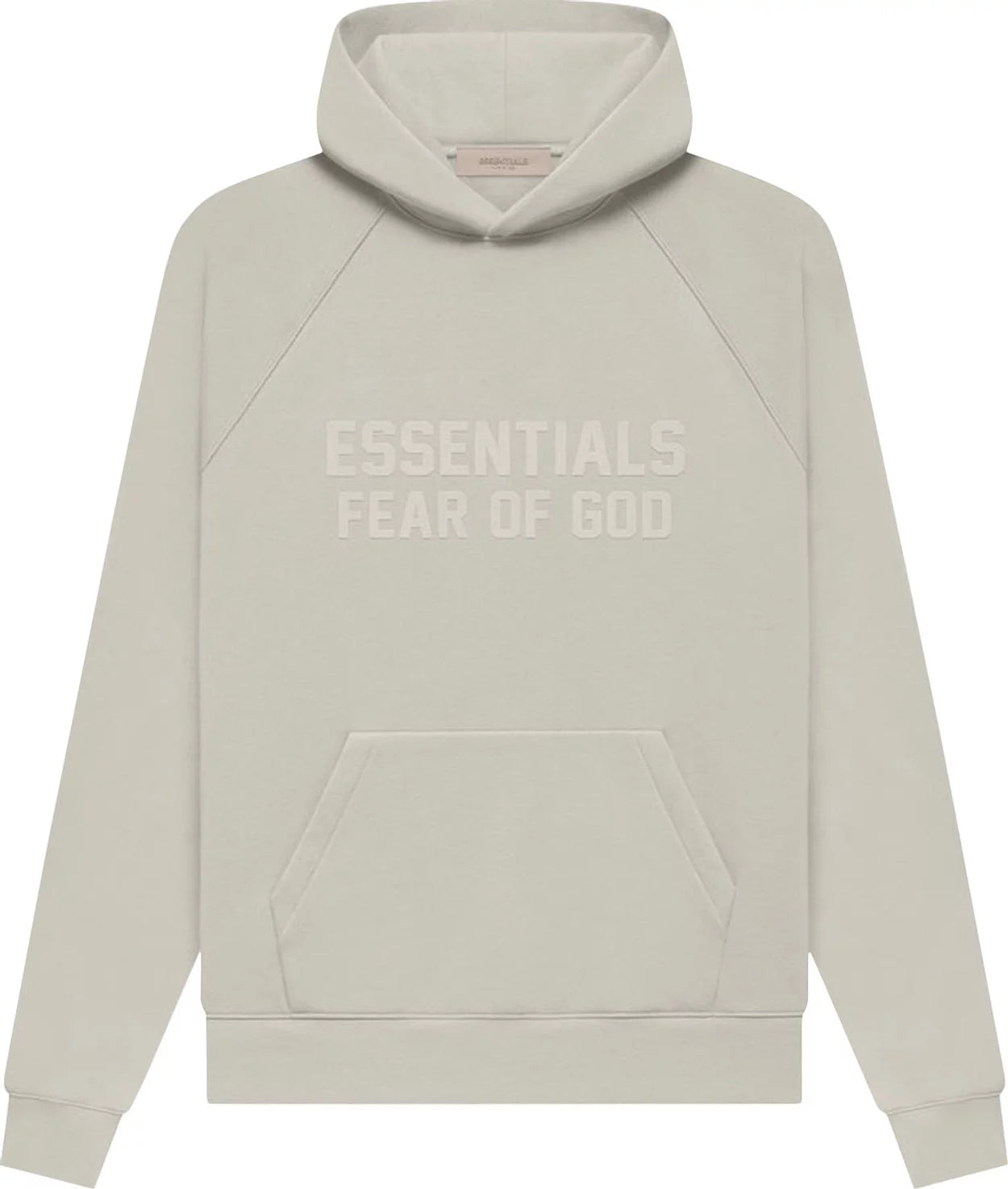 Fear of God Essentials Hoodie Gray Raglan 
