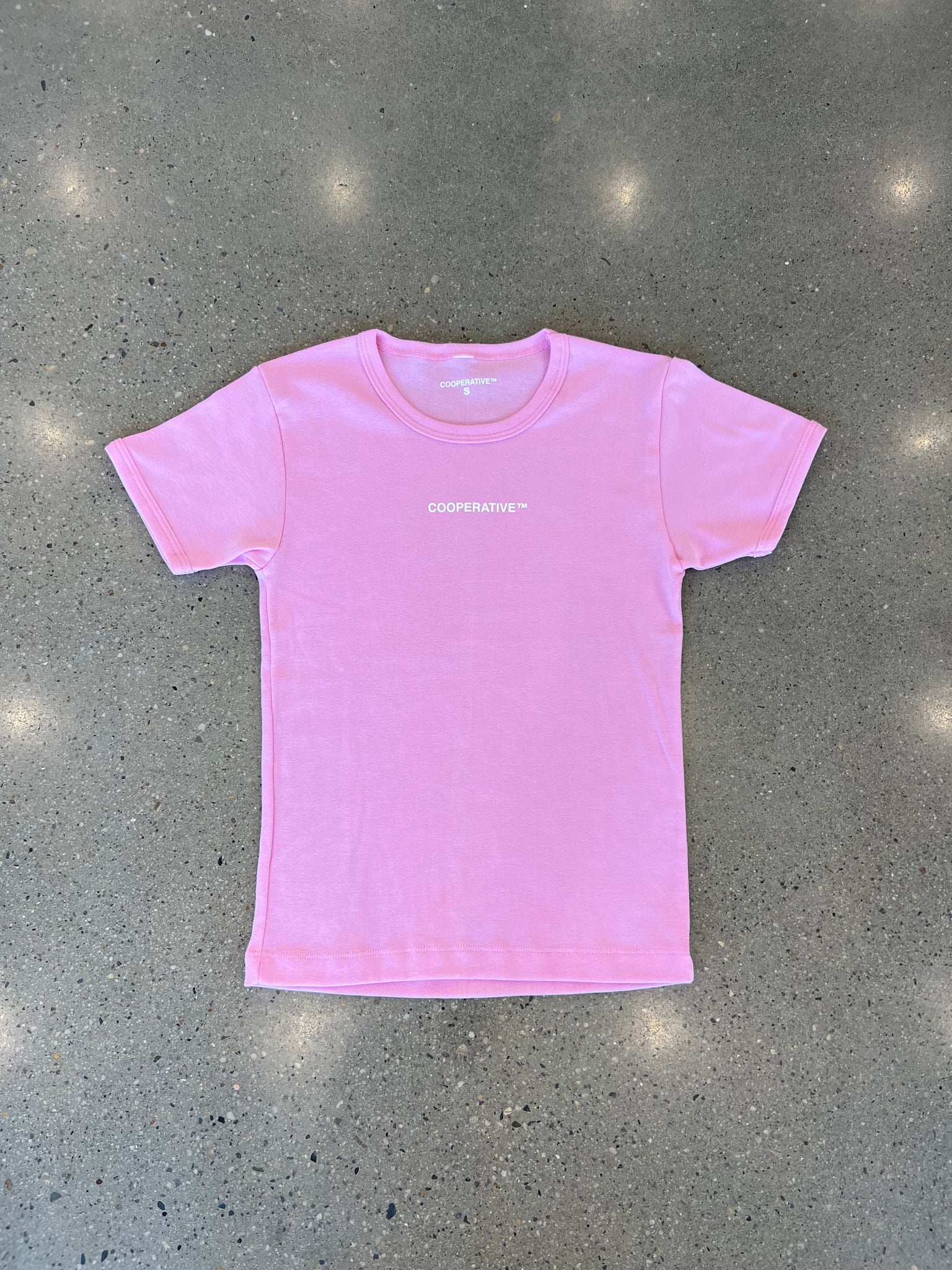 Cooperative Womans Logo Tee Pink