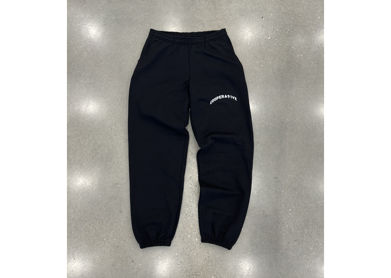 Cooperative Varsity Sweatpants (Black)